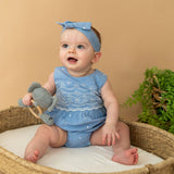 Kaia Chambray Bubble Baby Romper