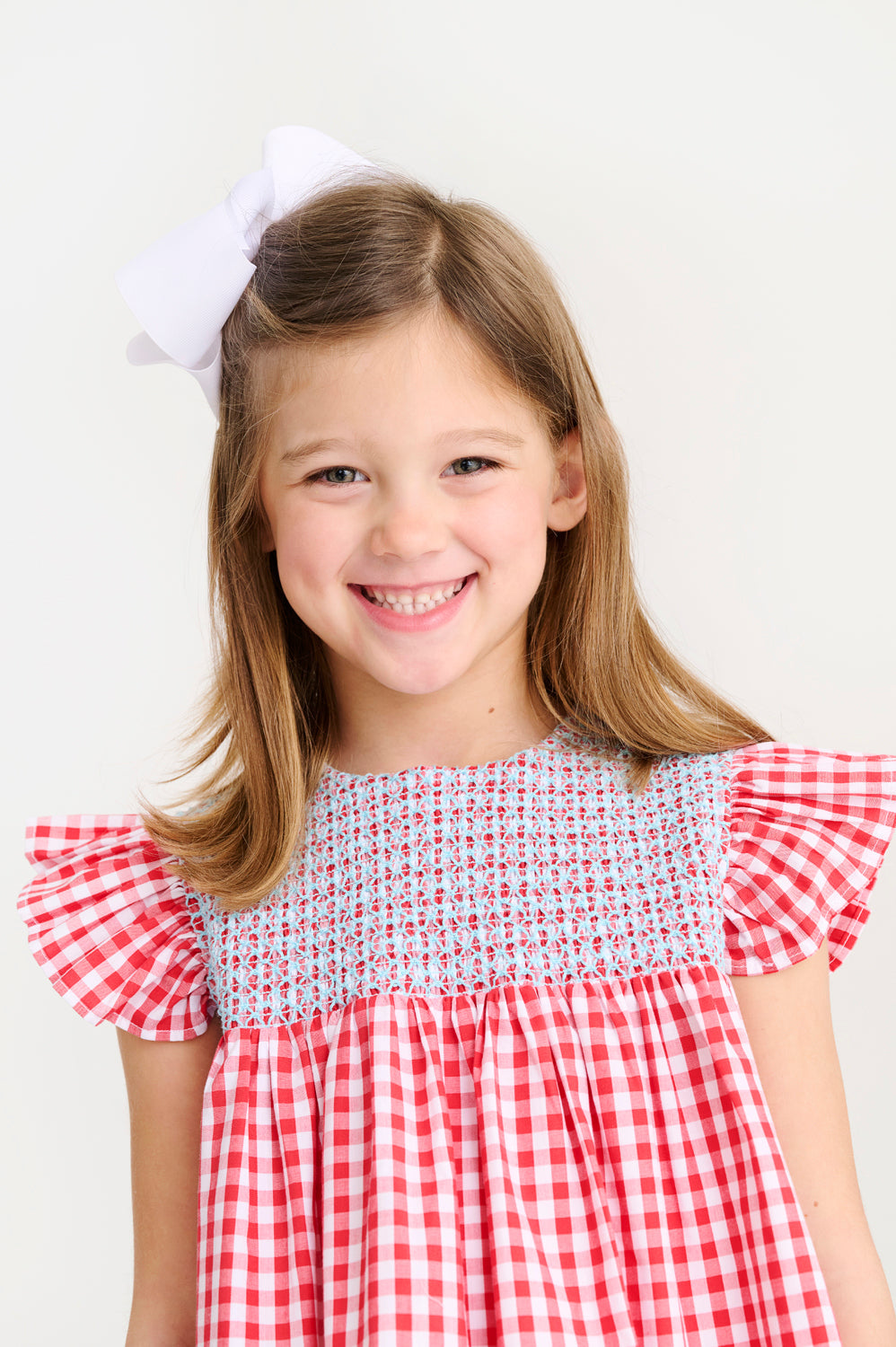 Angel Sleeve Daphne Bell Dress on model 2