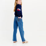 Seaton Intarsia Sweater on model 2