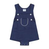 Julien Baby Boy Romper - Lapis Blue
