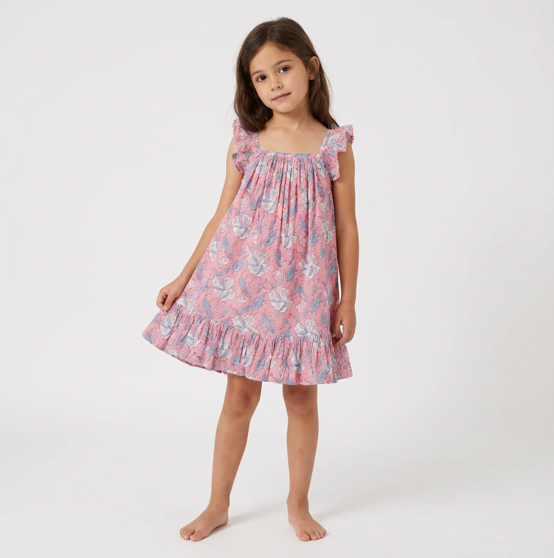 Mini Eva Girls Dress - Blossom