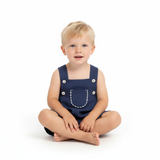 Julien Baby Boy Romper - Lapis Blue