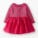 Baby Long Sleeve Tulle Sparkle Dress