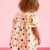 Baby Balloon Sleeve Poplin Dress & Bloomers Set