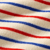 Long Sleeve Loop Terry Hoodie Cover Up - RWB Stripe