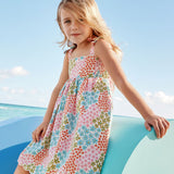 Sleeveless Linen Bow Strap Dress