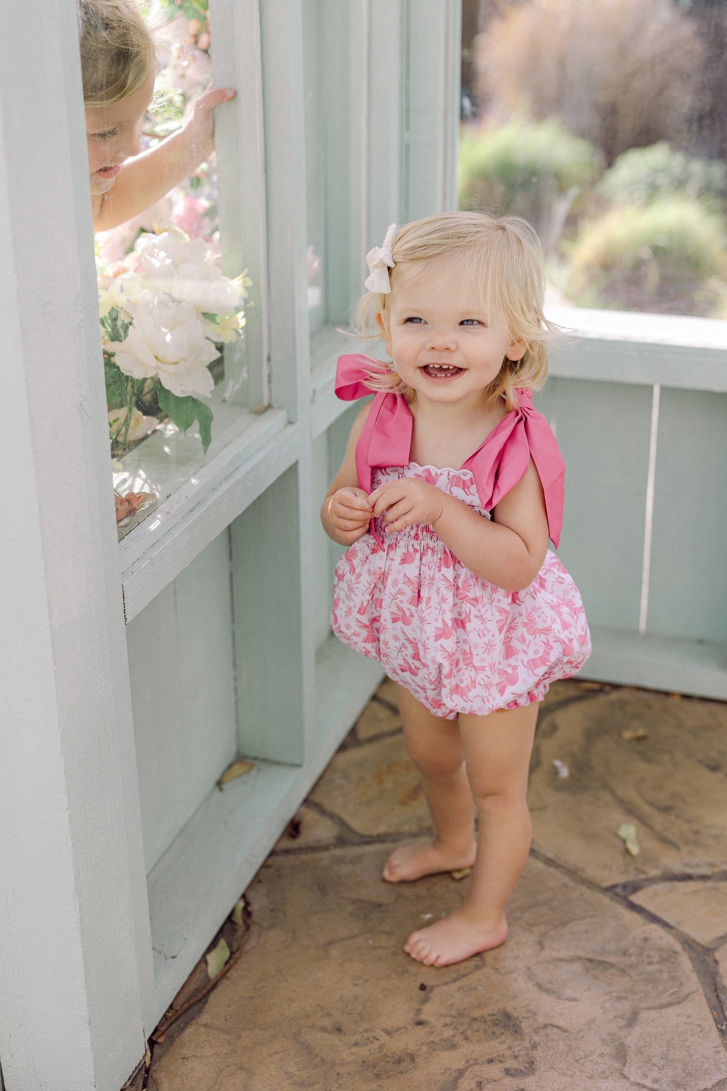 Pink Otomi Smocked Bubble