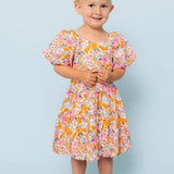 Retro Floral Daphne Dress