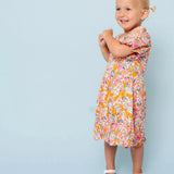 Retro Floral Daphne Dress