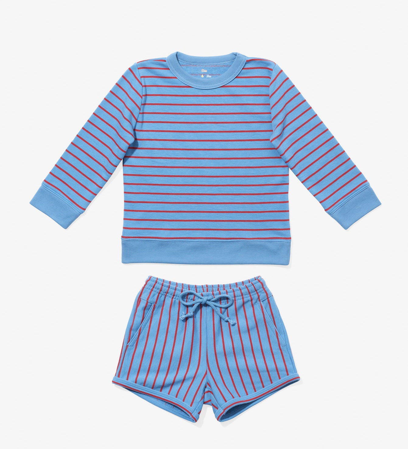 Remy Short Set Paprika French Stripe