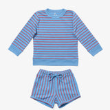Remy Short Set Paprika French Stripe