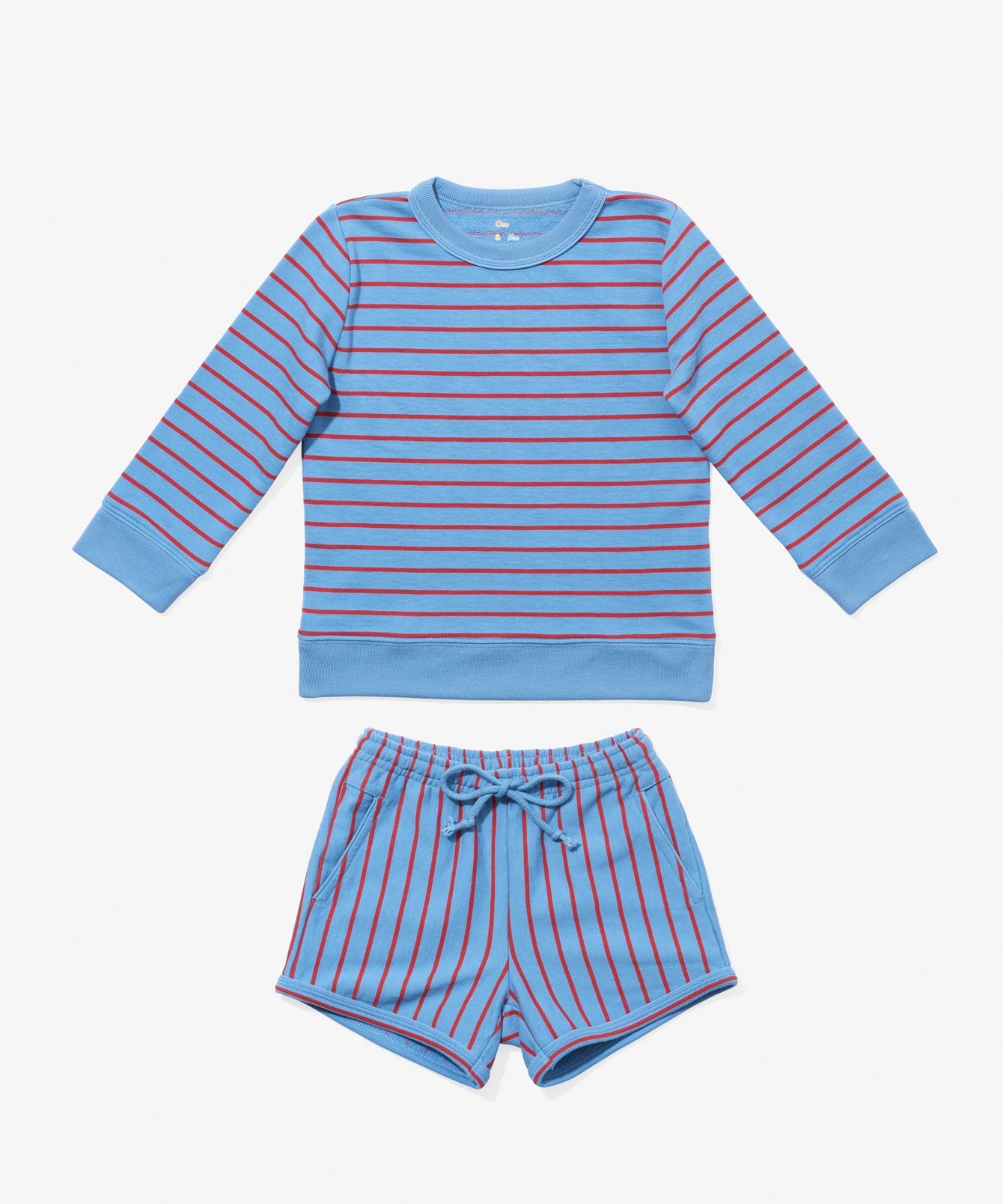 Remy Short Set Paprika French Stripe