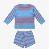 Remy Short Set Paprika French Stripe back