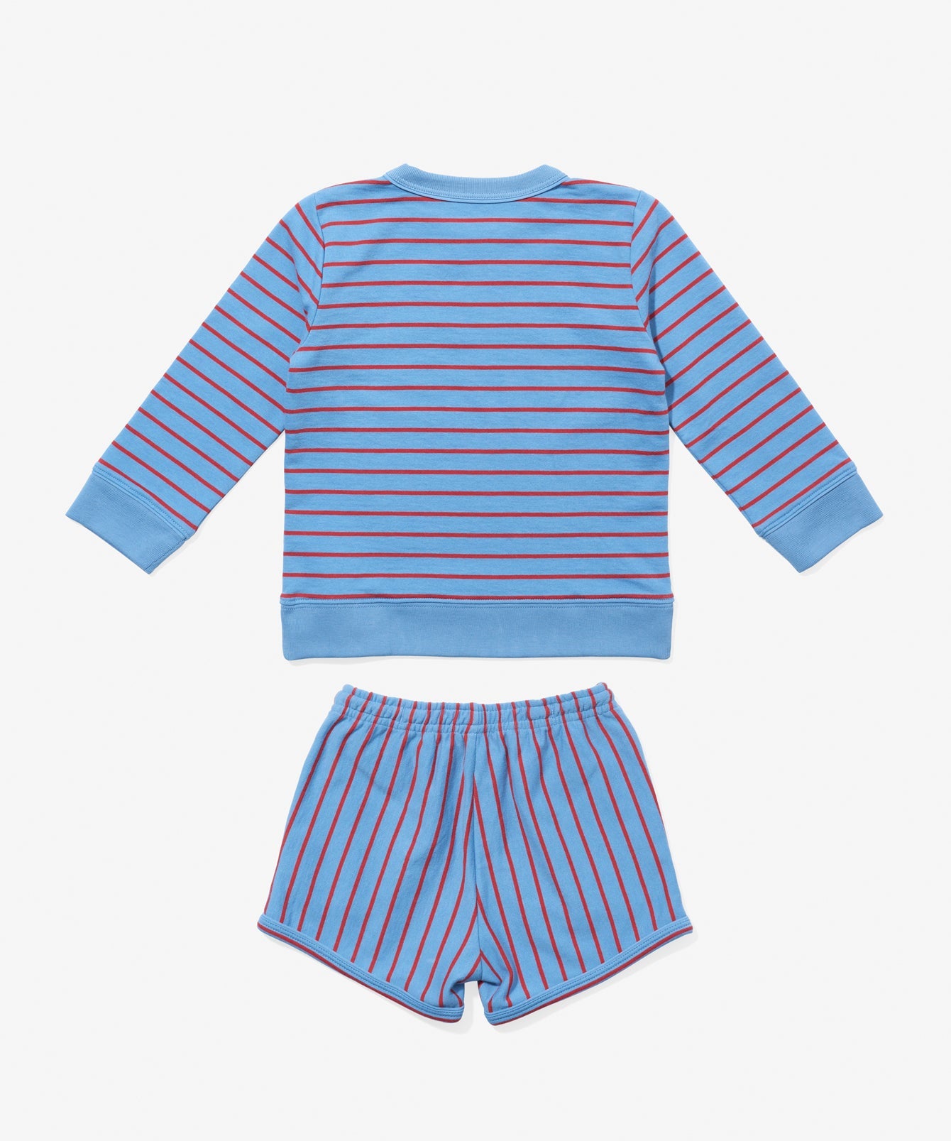 Remy Short Set Paprika French Stripe back