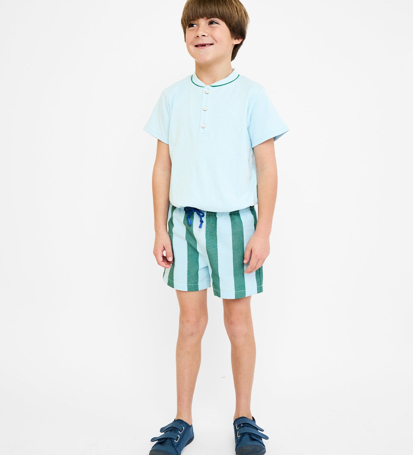 Bingo Short Surf Stripe model view