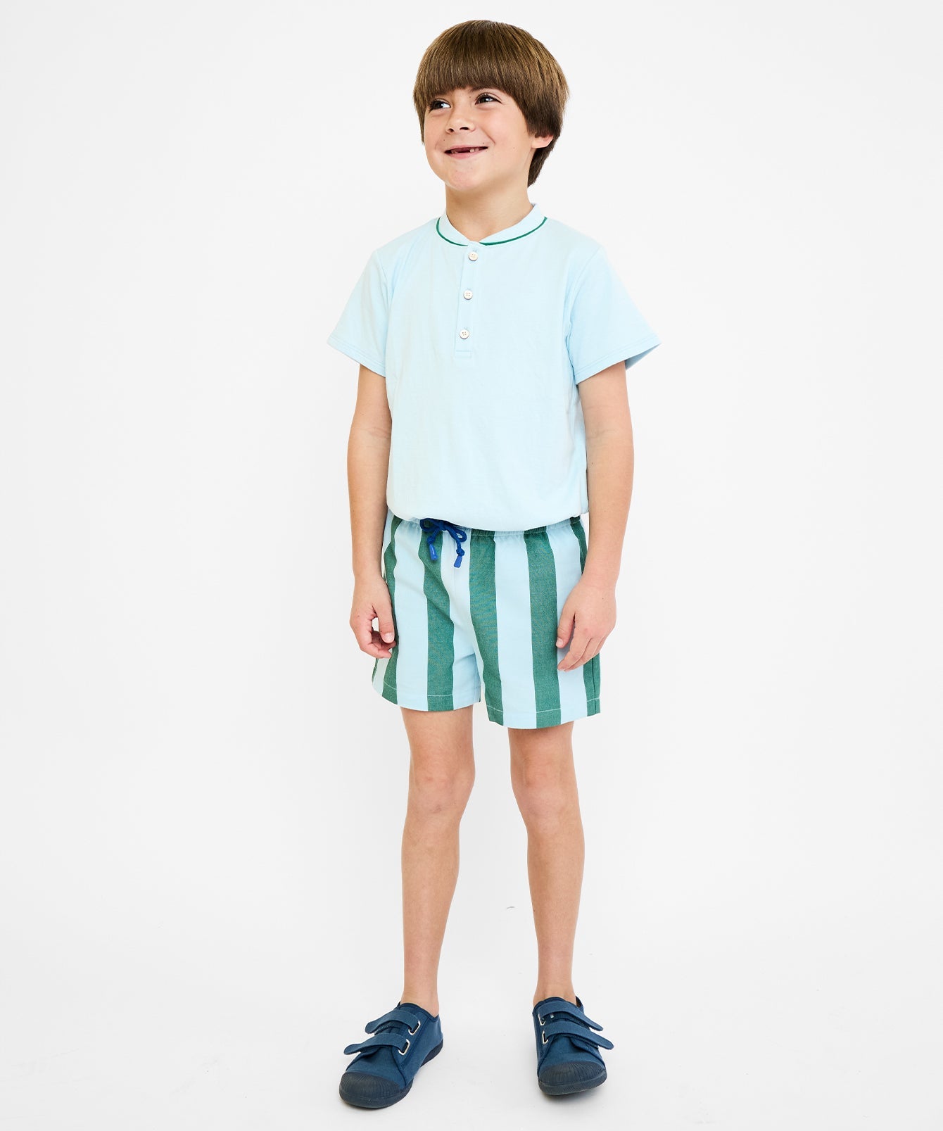 Bingo Short Surf Stripe model view