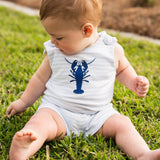Lobster Shortall - Light Blue Stripe