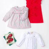 Long Sleeve Ramona Ruffle Collar Dress