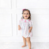 Birthday Candles Smocked Bubble