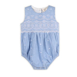Kaia Chambray Bubble Baby Romper