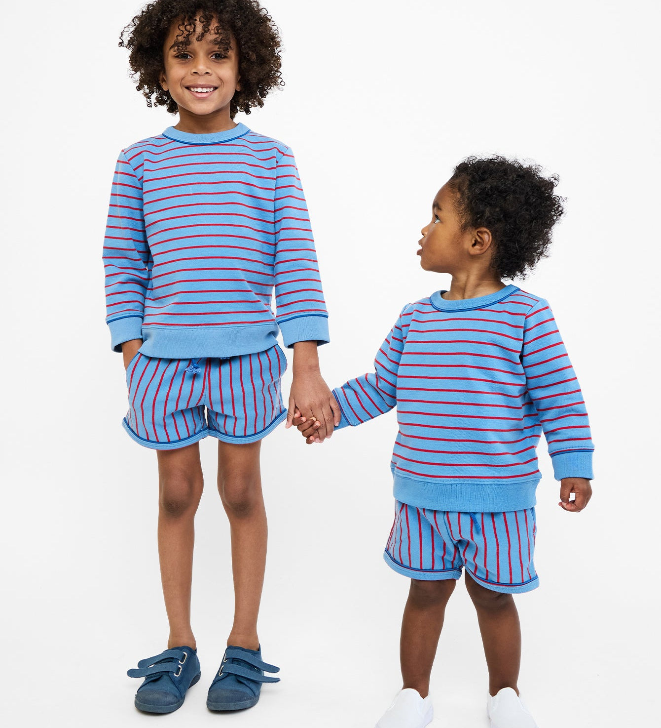 Remy Short Set Paprika French Stripe lifestyle