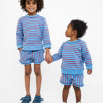 Remy Short Set Paprika French Stripe lifestyle