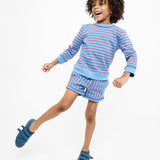 Remy Short Set Paprika French Stripe model 1