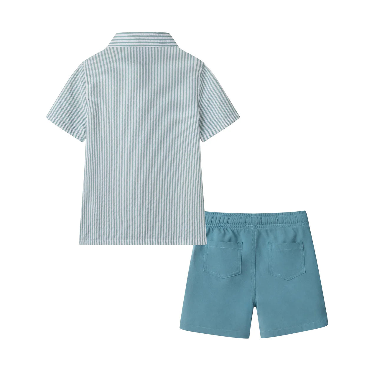 Buttondown and Linen Shorts Set