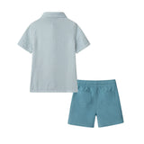 Buttondown and Linen Shorts Set