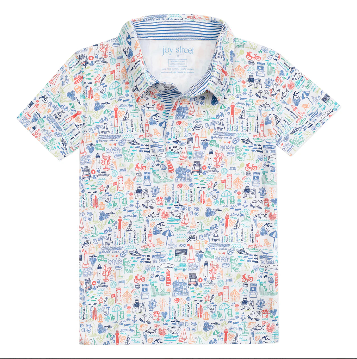 Jersey Shore Boy's Polo Shirt