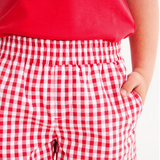 Red Gingham Sheffield Shorts