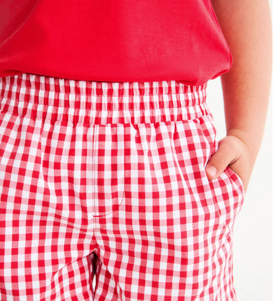 Red Gingham Sheffield Shorts