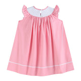 Pink Birthday Girl Smocked Dress