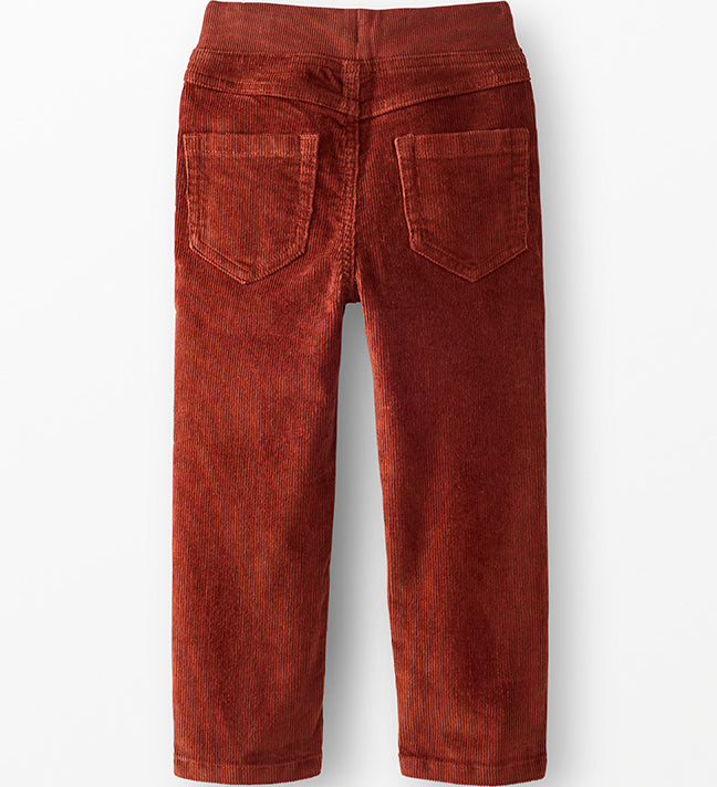 Pull-On Slim Corduroy Pants