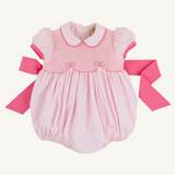 Dollie Mae Bubble - Palm Beach Pink and Romany Rose flat lay