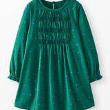 Balloon Sleeve Smocked Dress