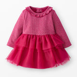 Baby Long Sleeve Tulle Sparkle Dress